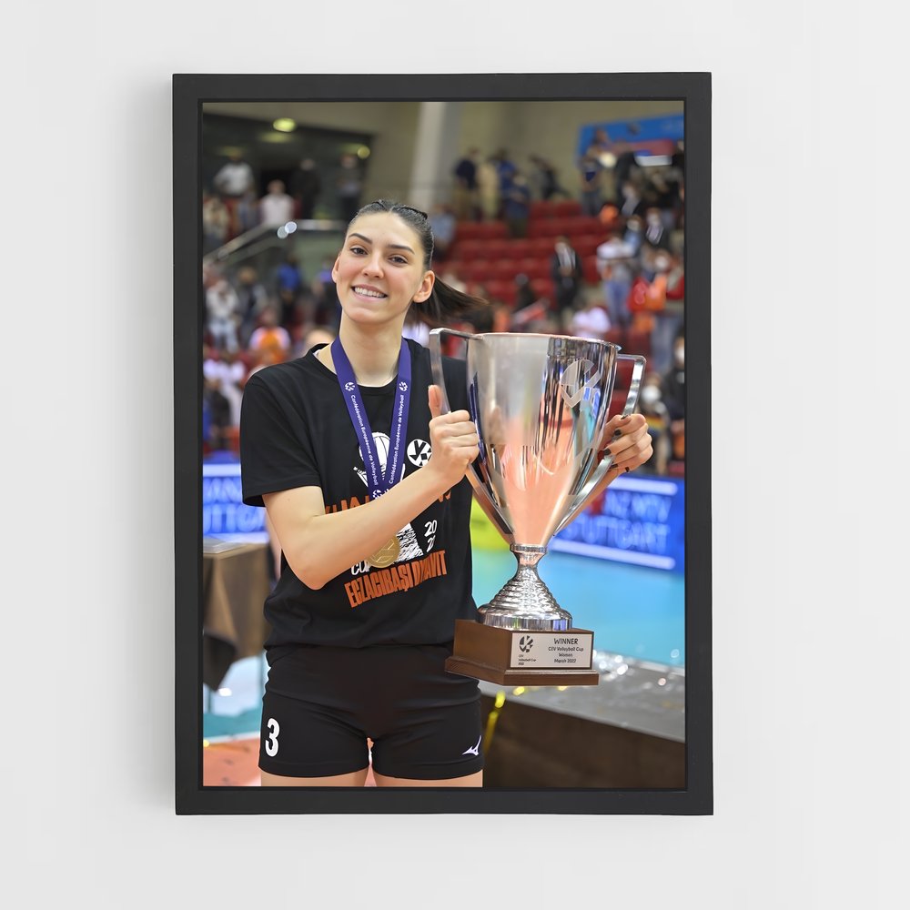 Poster La Victoire de Tijana – affiche Volleyball (vue 2)